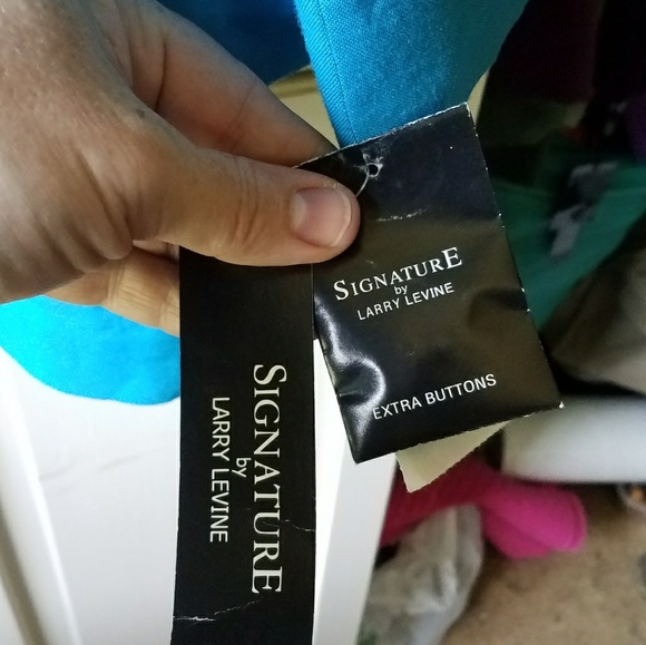 Teal size 14 Skirt suit, NWT - Picture 2 of 3